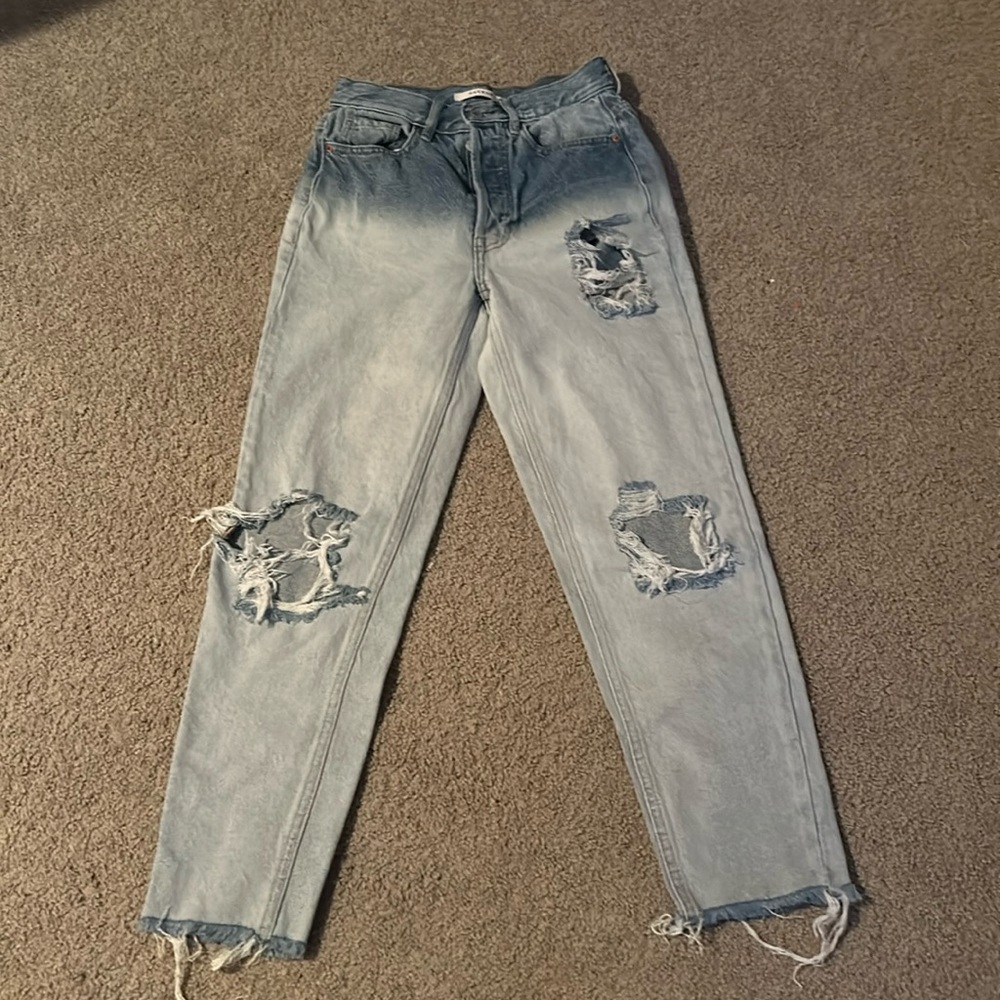 Pacsun Ultra High-Rise Slim Straight Leg Jeans